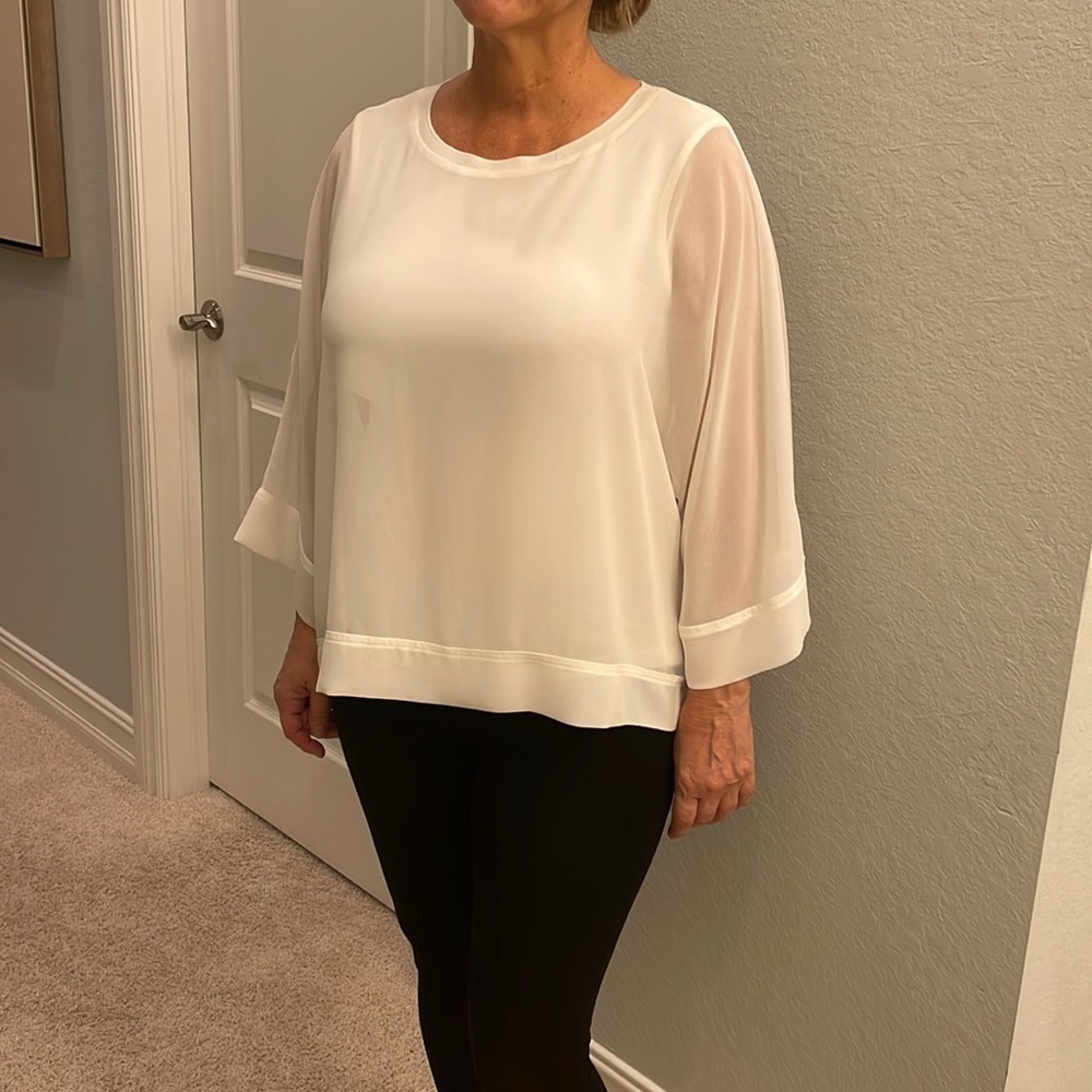 Zara Woman white blouse